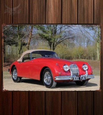 Металлическая табличка Jaguar XK150S Roadster